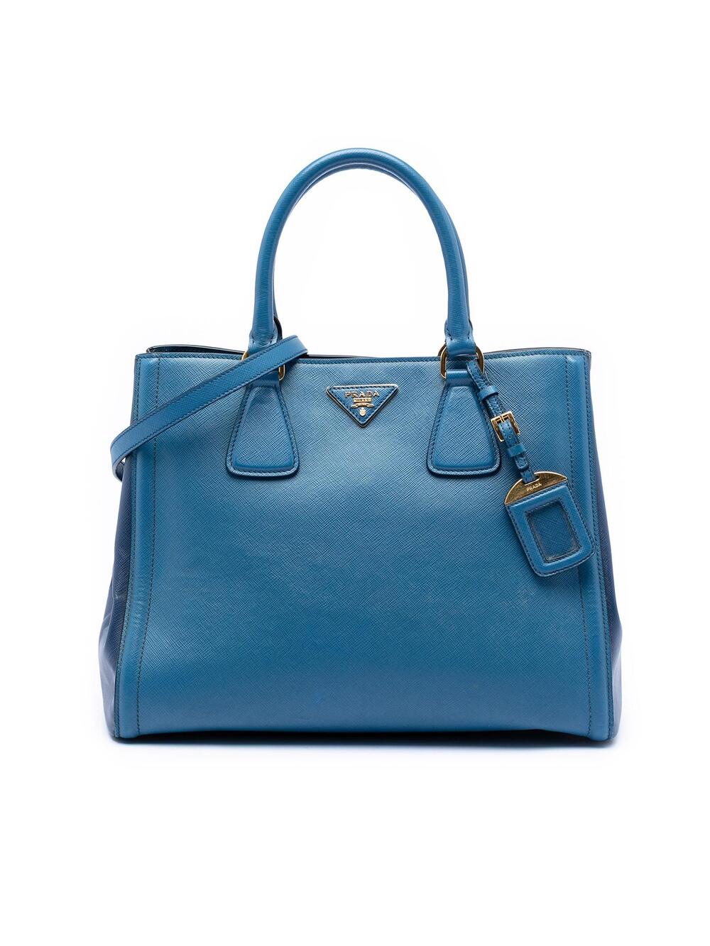 Prada Bicolor Saffiano Lux Tote Pre- #373403P65B